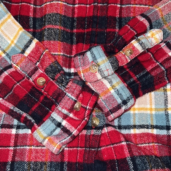 American Eagle Slim Fit Ahh-Mazingly Soft Flannel Shirt, Juniors Medium - Picture 7 of 7
